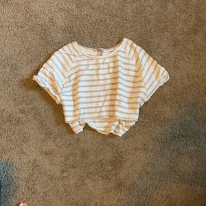 Stripped Crop Top